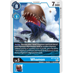 Digimon TCG BT7-027 Whamon Common Next Adventure Card Game