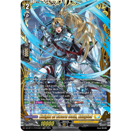 Vanguard_TCG_card_DZ-BT11_FFR10EN_FFR_Knight_of_Sworn_Oath_Ednyfed_Symphony_of_Might_Bloom
