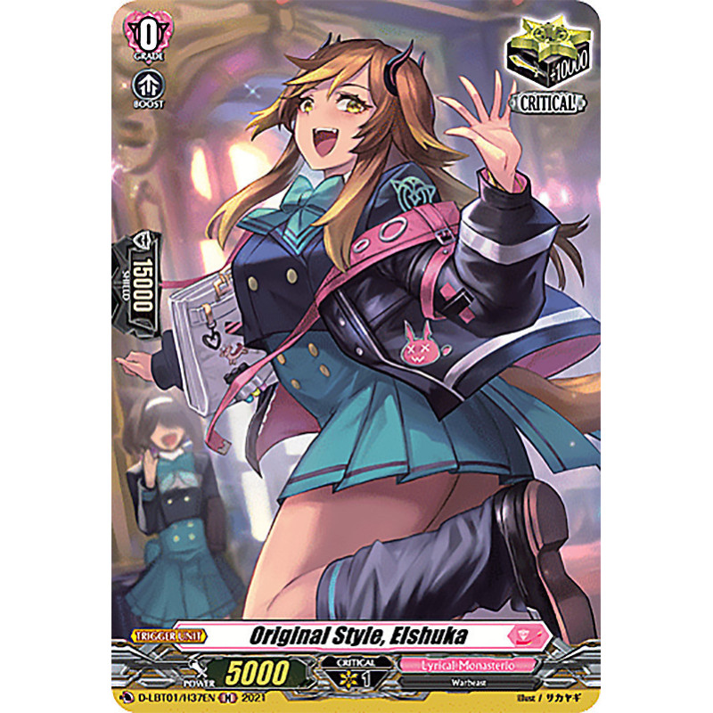 Vanguard_TCG_card_D-LBT01_H37_H_Original_Style_Elshuka_Lyrical_Melody