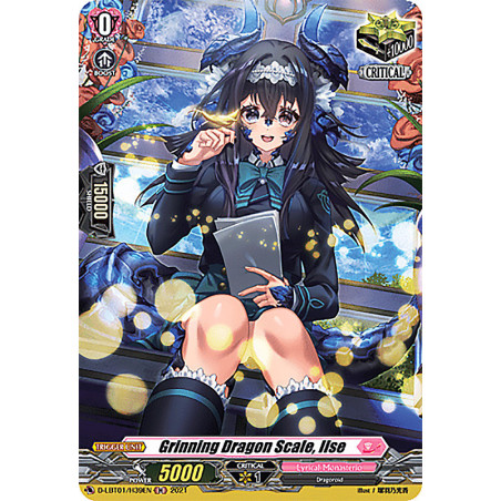 Vanguard_TCG_card_D-LBT01_H39_H_Grinning_Dragon_Scale_Ilse_Lyrical_Melody