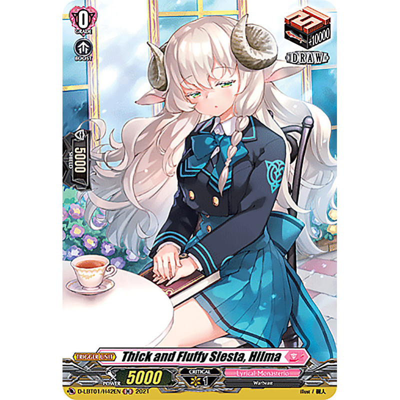 Vanguard_TCG_card_D-LBT01_H42_H_Thick_and_Fluffy_Siesta_Hilma_Lyrical_Melody