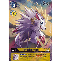 Digimon TCG BT7-031 AA Herissmon Alternative Art Next Adventure Card Game