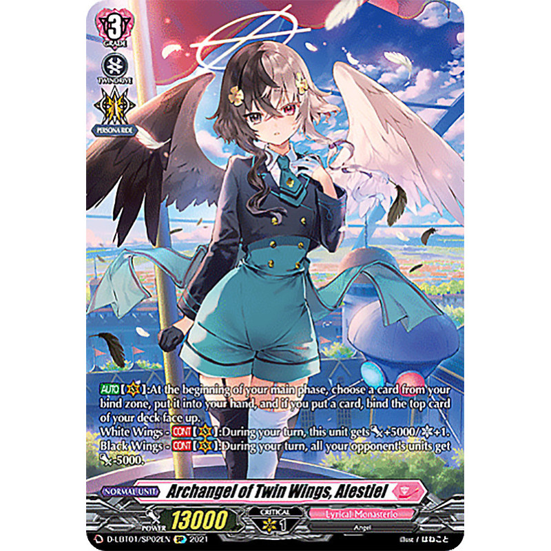 Vanguard_TCG_card_D-LBT01_SP02_SP_Archangel_of_Twin_Wings_Alestiel_Lyrical_Melody