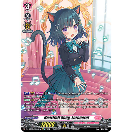 Vanguard_TCG_card_D-LBT01_SP03_SP_Heartfelt_Song_Loronerol_Lyrical_Melody