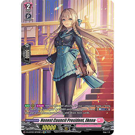 Vanguard_TCG_card_D-LBT01_SP09_SP_Honest_Council_President_Eknoa_Lyrical_Melody