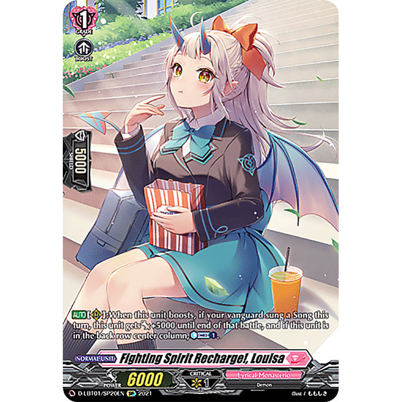 Vanguard_TCG_card_D-LBT01_SP20_SP_Fighting_Spirit_Recharge_Louisa_Lyrical_Melody