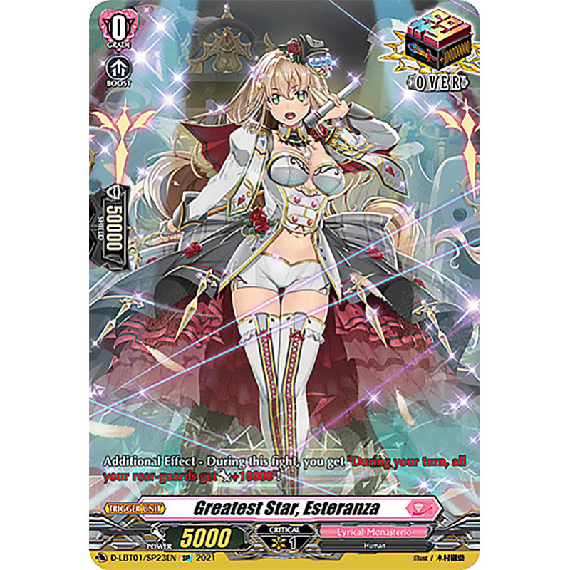 Vanguard_TCG_card_D-LBT01_SP23_SP_Greatest_Star_Esteranza_Lyrical_Melody