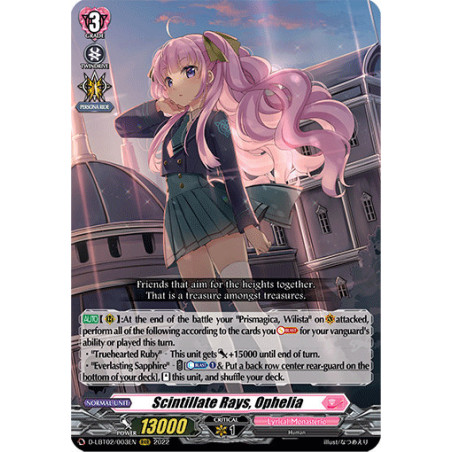 Vanguard_TCG_card_D-LBT02_003_RRR_Scintillate_Rays_Ophelia_Lyrical_Monasterio_It_s_a_New_School_Term_