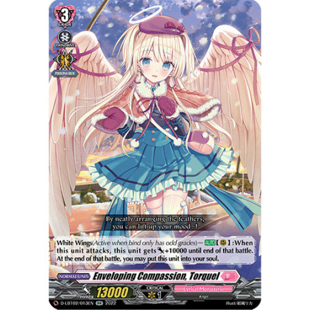 Vanguard_TCG_card_D-LBT02_013_RR_Enveloping_Compassion_Torquel_Lyrical_Monasterio_It_s_a_New_School_Term_