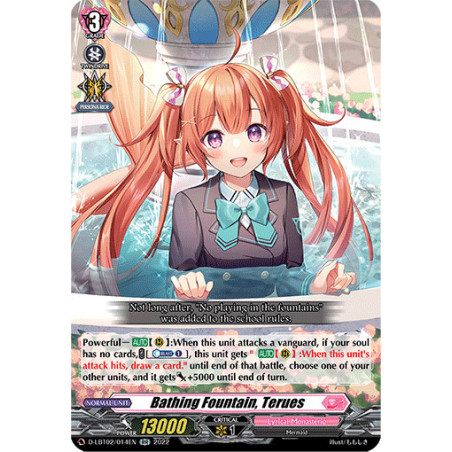 Vanguard_TCG_card_D-LBT02_014_RR_Bathing_Fountain_Terues_Lyrical_Monasterio_It_s_a_New_School_Term_