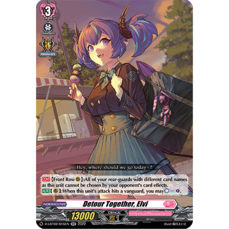 Vanguard_TCG_card_D-LBT02_015_RR_Detour_Together_Elvi_Lyrical_Monasterio_It_s_a_New_School_Term_