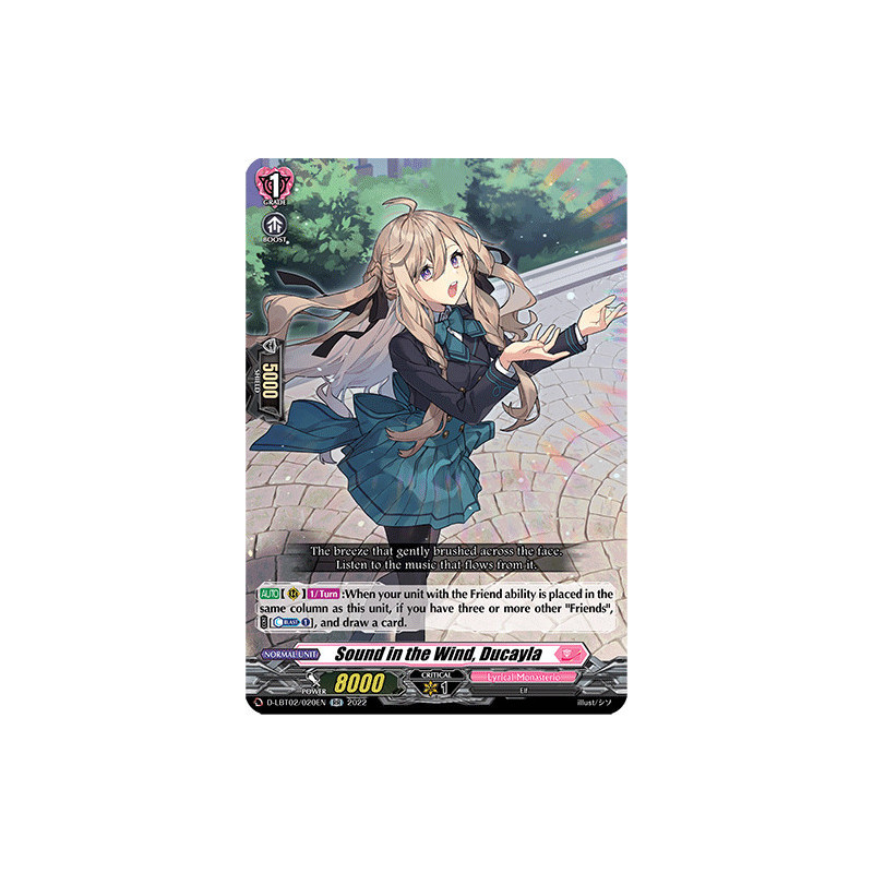 Vanguard_TCG_card_D-LBT02_020_RR_Sound_in_the_Wind_Ducayla_Lyrical_Monasterio_It_s_a_New_School_Term_