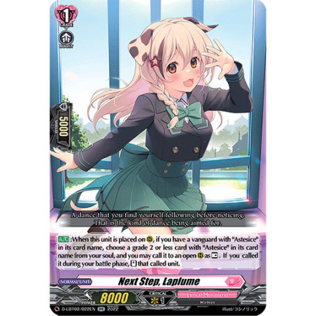 Vanguard_TCG_card_D-LBT02_022_RR_Next_Step_Laplume_Lyrical_Monasterio_It_s_a_New_School_Term_