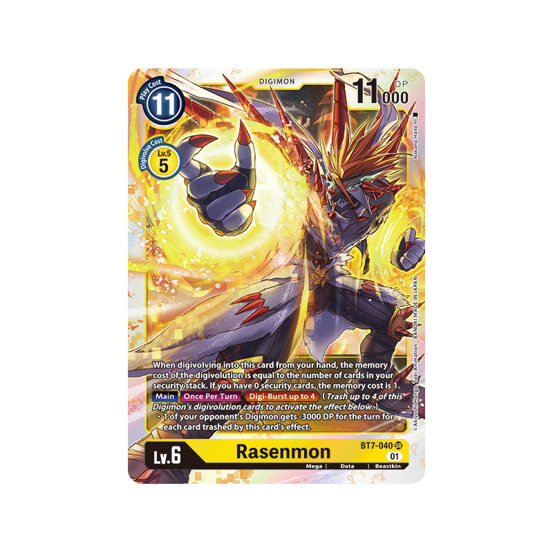 Digimon TCG BT7-040 Rasenmon Super Rare Next Adventure Card Game