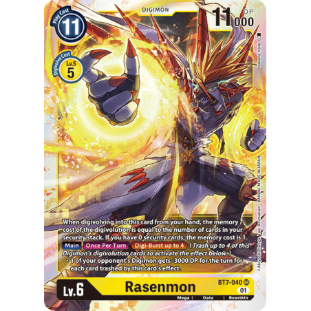 Digimon TCG BT7-040 Rasenmon Super Rare Next Adventure Card Game