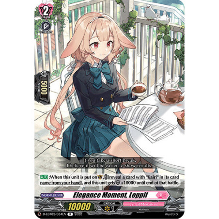 Vanguard_TCG_card_D-LBT02_034_R_Elegance_Moment_Loppil_Lyrical_Monasterio_It_s_a_New_School_Term_