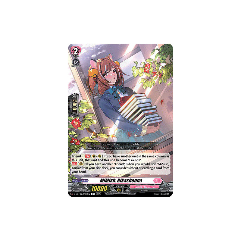 Vanguard_TCG_card_D-LBT02_038_R_MiMish_Rikashenna_Lyrical_Monasterio_It_s_a_New_School_Term_