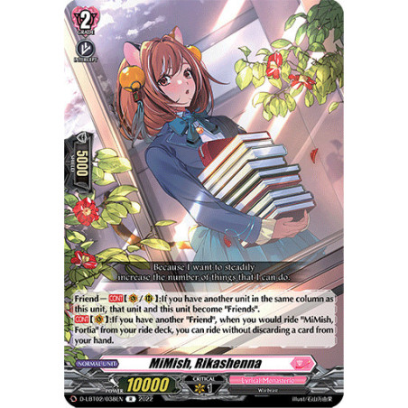 Vanguard_TCG_card_D-LBT02_038_R_MiMish_Rikashenna_Lyrical_Monasterio_It_s_a_New_School_Term_