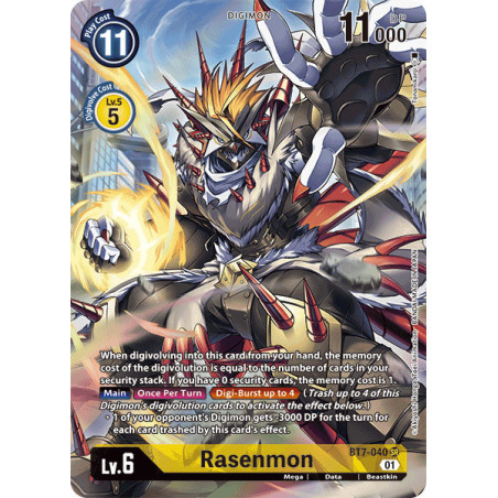 Digimon TCG BT7-040 AA Rasenmon Alternative Art Next Adventure Card Game