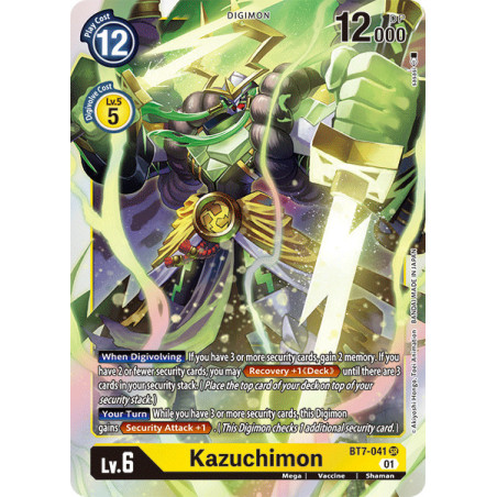 Digimon TCG BT7-041 Kazuchimon Super Rare Next Adventure Card Game
