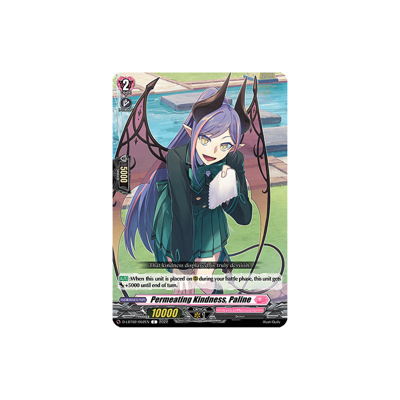 Vanguard_TCG_card_D-LBT02_052_C_Permeating_Kindness_Paline_Lyrical_Monasterio_It_s_a_New_School_Term_