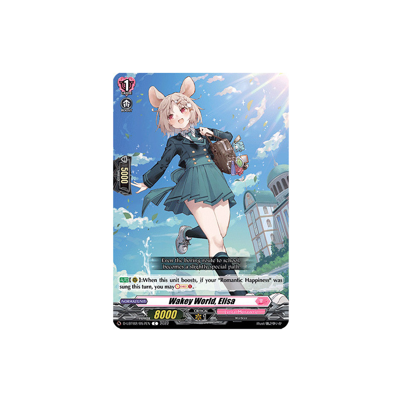 Vanguard_TCG_card_D-LBT02_057_C_Wakey_World_Elisa_Lyrical_Monasterio_It_s_a_New_School_Term_