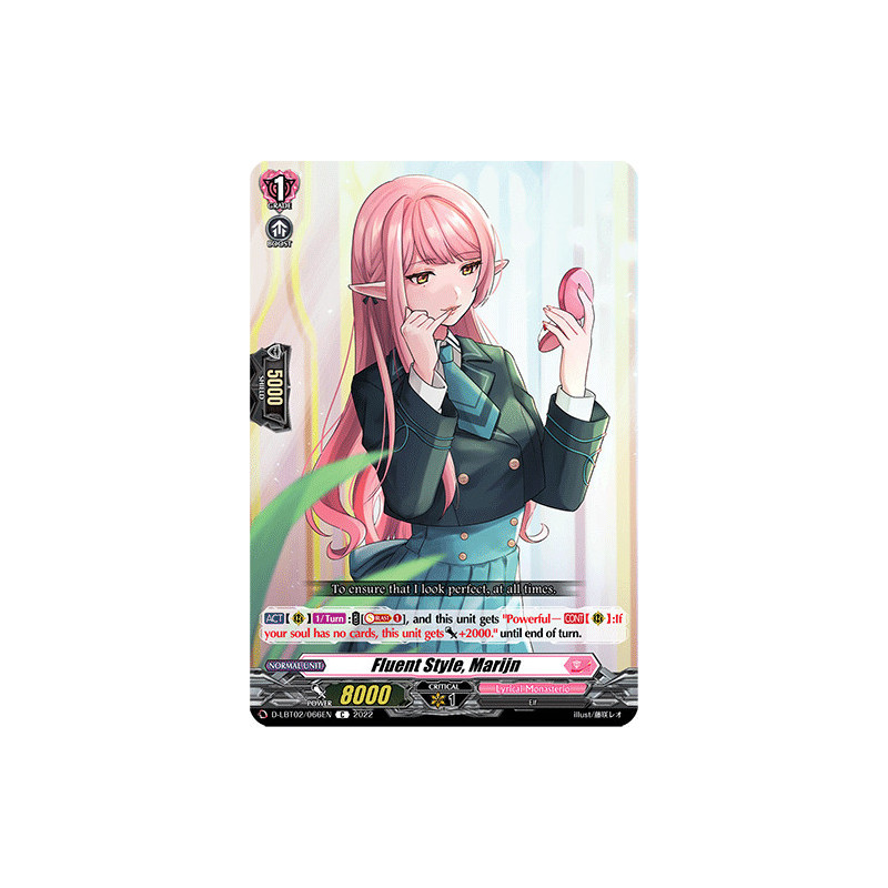 Vanguard_TCG_card_D-LBT02_066_C_Fluent_Style_Marijn_Lyrical_Monasterio_It_s_a_New_School_Term_