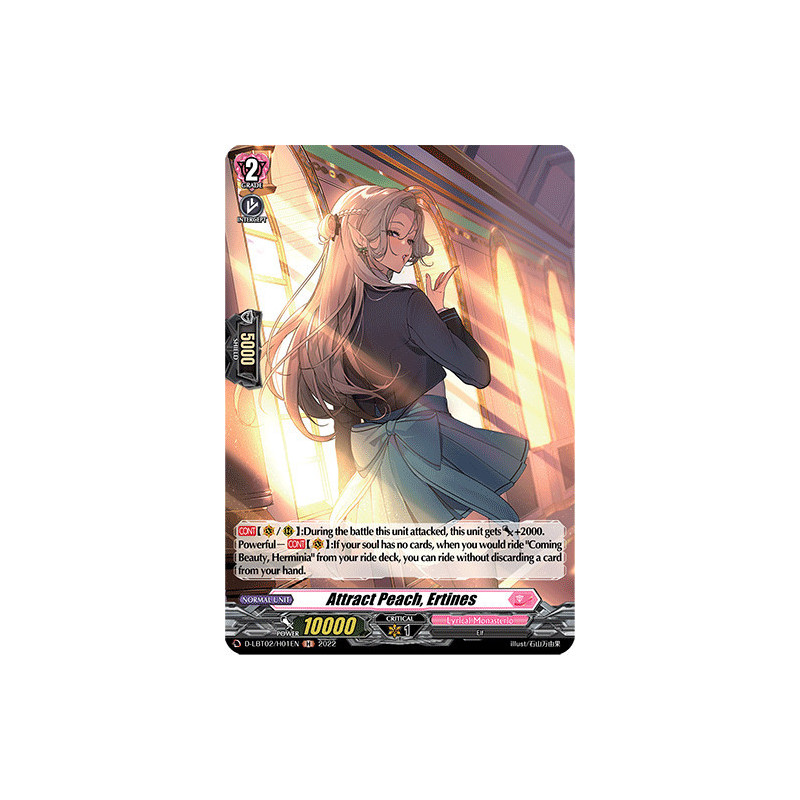 Vanguard_TCG_card_D-LBT02_H01_H_Attract_Peach_Ertines_Lyrical_Monasterio_It_s_a_New_School_Term_