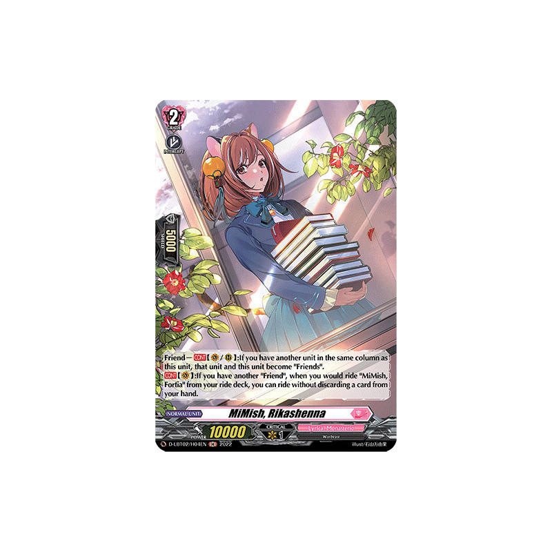 Vanguard_TCG_card_D-LBT02_H04_H_MiMish_Rikashenna_Lyrical_Monasterio_It_s_a_New_School_Term_