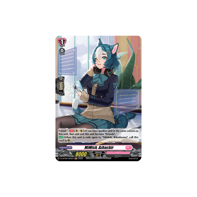 Vanguard_TCG_card_D-LBT02_H05_H_MiMish_Azhachir_Lyrical_Monasterio_It_s_a_New_School_Term_