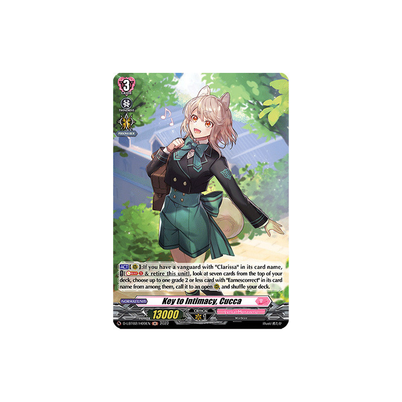 Vanguard_TCG_card_D-LBT02_H09_H_Key_to_Intimacy_Cucca_Lyrical_Monasterio_It_s_a_New_School_Term_