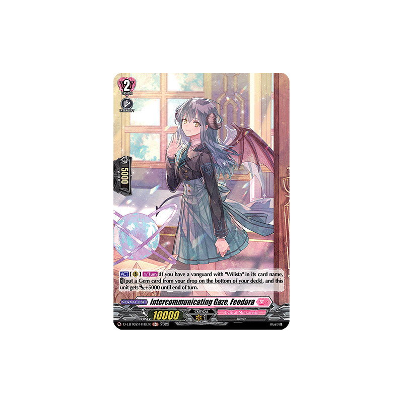 Vanguard_TCG_card_D-LBT02_H18_H_Intercommunicating_Gaze_Feodora_Lyrical_Monasterio_It_s_a_New_School_Term_