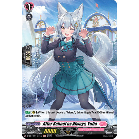 Vanguard_TCG_card_D-LBT02_H31_H_After_School_as_Always_Yulia_Lyrical_Monasterio_It_s_a_New_School_Term_