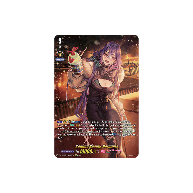 Vanguard_TCG_card_D-LBT02_LSR02_LSR_Coming_Beauty_Herminia_Lyrical_Monasterio_It_s_a_New_School_Term_