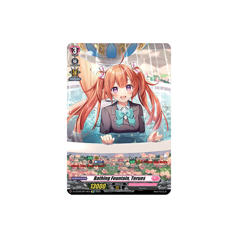 Vanguard_TCG_card_D-LBT02_SP14_SP_Bathing_Fountain_Terues_Lyrical_Monasterio_It_s_a_New_School_Term_