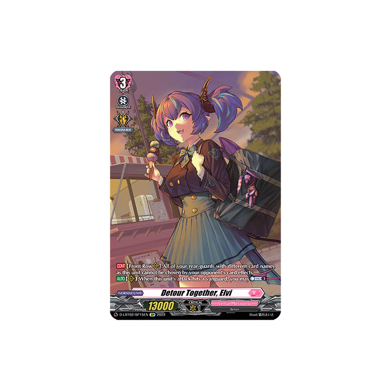 Vanguard_TCG_card_D-LBT02_SP15_SP_Detour_Together_Elvi_Lyrical_Monasterio_It_s_a_New_School_Term_