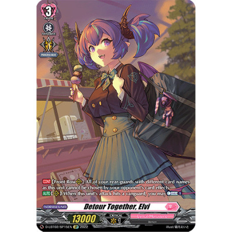 Vanguard_TCG_card_D-LBT02_SP15_SP_Detour_Together_Elvi_Lyrical_Monasterio_It_s_a_New_School_Term_