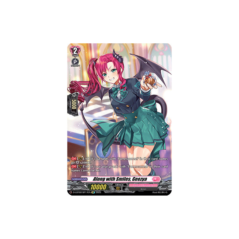 Vanguard_TCG_card_D-LBT02_SP17_SP_Along_with_Smiles_Geezya_Lyrical_Monasterio_It_s_a_New_School_Term_