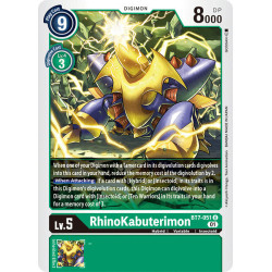 Digimon TCG BT7-051 RhinoKabuterimon Uncommon Next Adventure Card Game