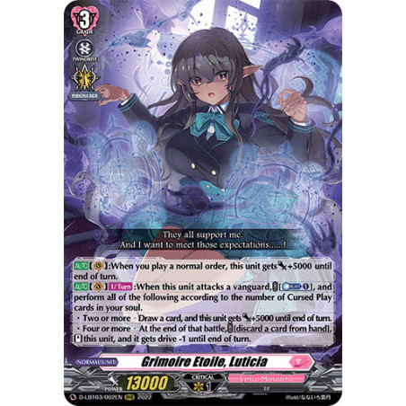 Vanguard_TCG_card_D-LBT03_002_RRR_Grimoire_Etoile_Luticia_Lyrical_Monasterio_Summertime_Memories_