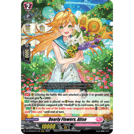 Vanguard_TCG_card_D-LBT03_011_RRR_Dearly_Flowers_Alise_Lyrical_Monasterio_Summertime_Memories_