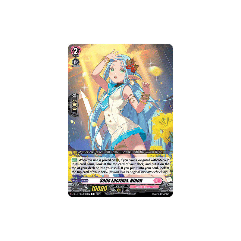 Vanguard_TCG_card_D-LBT03_036_R_Solis_Lacrima_Ninon_Lyrical_Monasterio_Summertime_Memories_