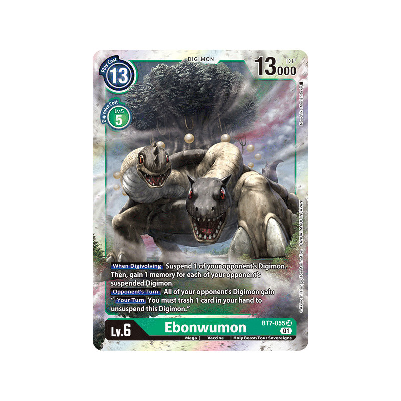 Digimon TCG BT7-055 Ebonwumon Super Rare Next Adventure Card Game