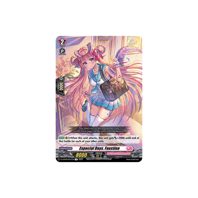 Vanguard_TCG_card_D-LBT03_041_R_Especial_Days_Faustina_Lyrical_Monasterio_Summertime_Memories_