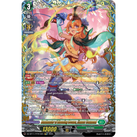 Vanguard_TCG_card_DZ-BT11_FFR13EN_FFR_Bandmaster_of_Blooming_Dreams_Lianorn_Traumend_Symphony_of_Might_Bloom