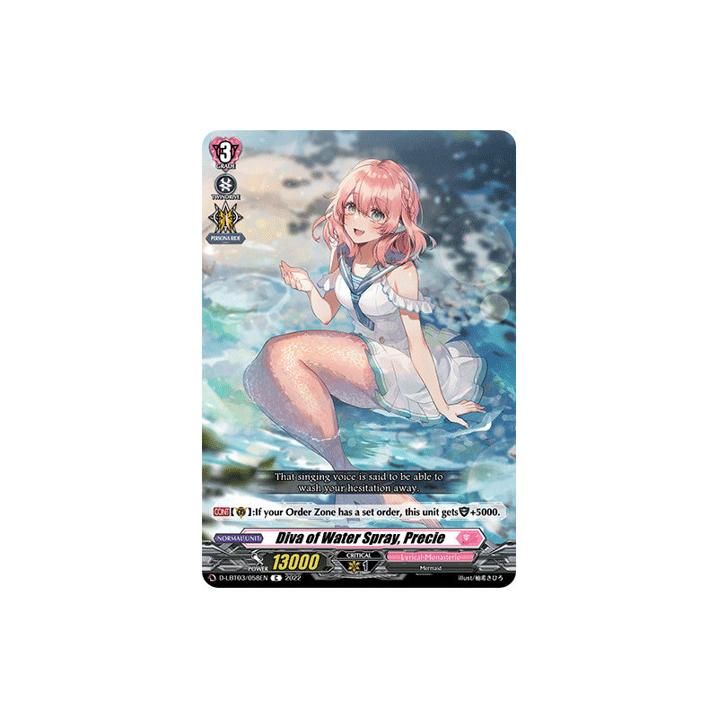 Vanguard_TCG_card_D-LBT03_058_C_Diva_of_Water_Spray_Precie_Lyrical_Monasterio_Summertime_Memories_