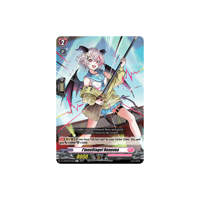 Vanguard_TCG_card_D-LBT03_073_C_I_monStage_Ronovea_Lyrical_Monasterio_Summertime_Memories_