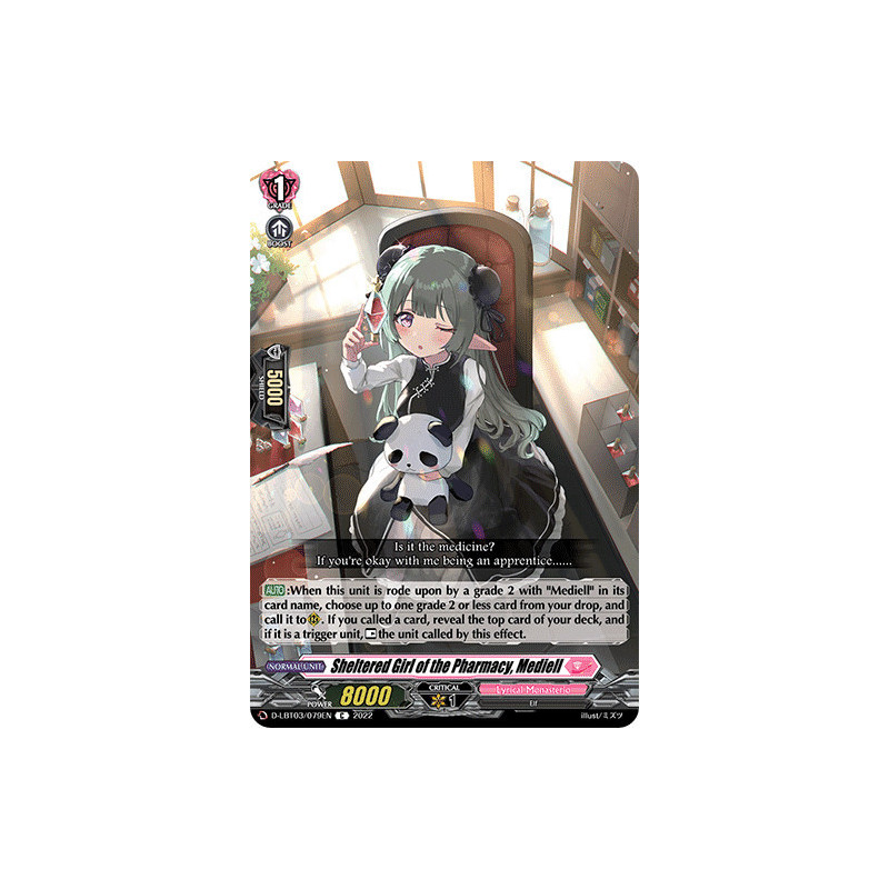 Vanguard_TCG_card_D-LBT03_079_C_Sheltered_Girl_of_the_Pharmacy_Mediell_Lyrical_Monasterio_Summertime_Memories_