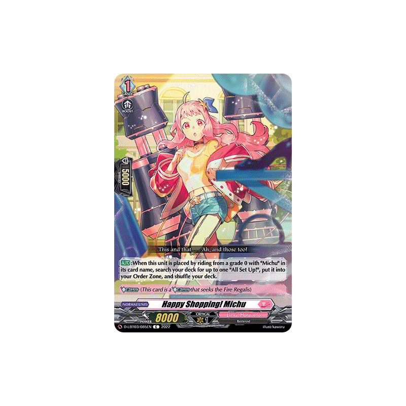 Vanguard_TCG_card_D-LBT03_085_C_Happy_Shopping_Michu_Lyrical_Monasterio_Summertime_Memories_