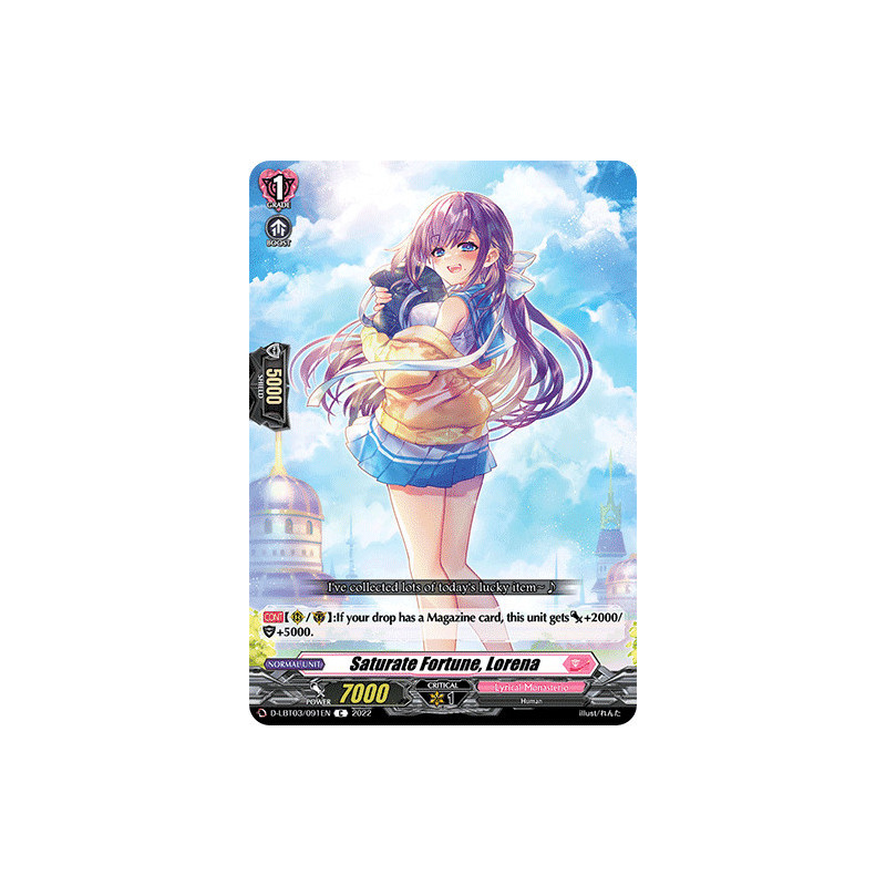 Vanguard_TCG_card_D-LBT03_091_C_Saturate_Fortune_Lorena_Lyrical_Monasterio_Summertime_Memories_